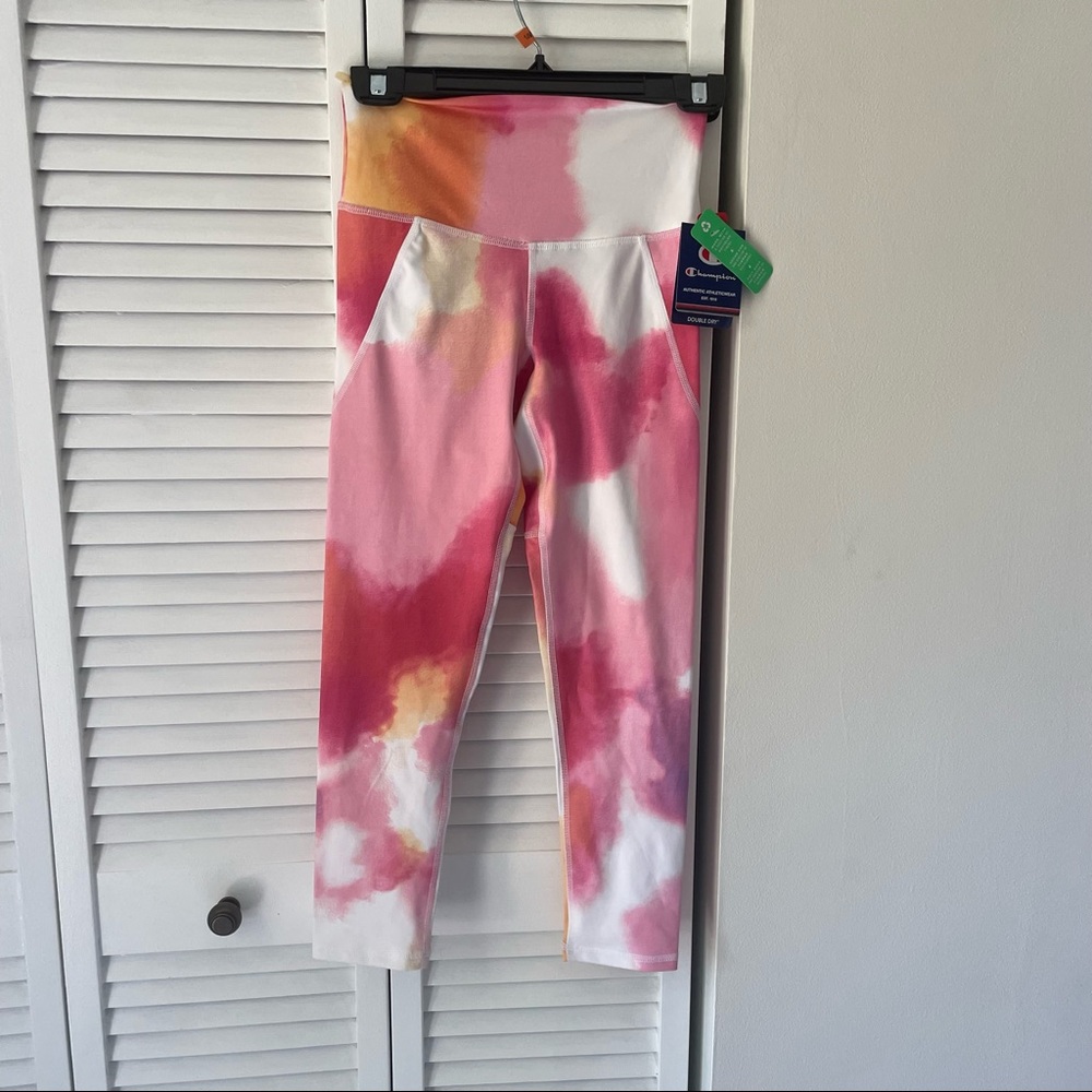 NWT Champion Double Dry Leggings in Marble Sherbet - Picture 4 of 9